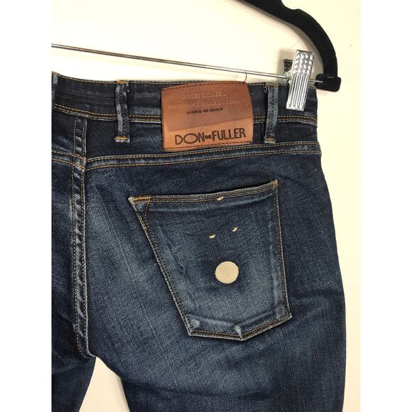 Don the Fuller Praga 27 Womens Y2K Revival Low Rise Denim Jeans Made Italy - Picture 8 of 16